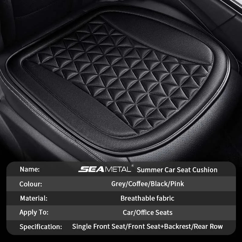 3D Breathable Car Seat Cover Summer Car Seat Cushion Convex Design for Heat Dissipation Sweatproof Universal Auto Chair Mat Pad